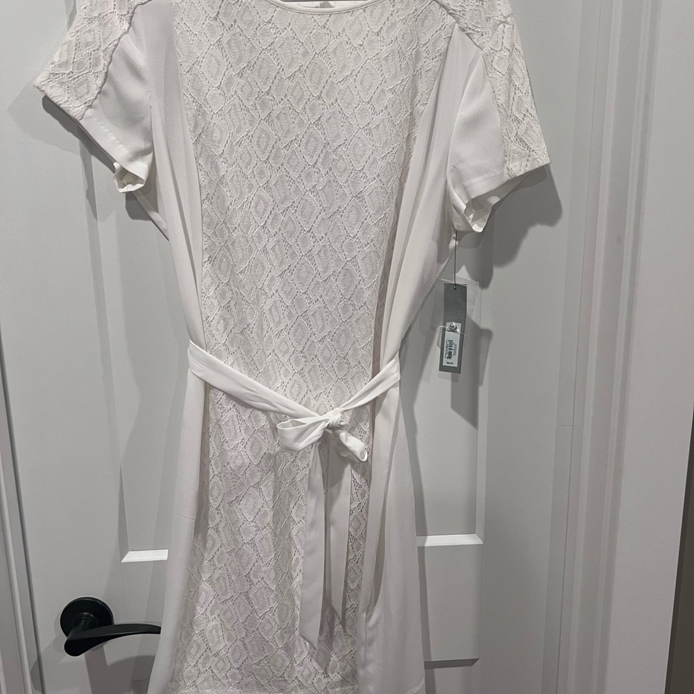Apt. 9 White Lace Mini Dress